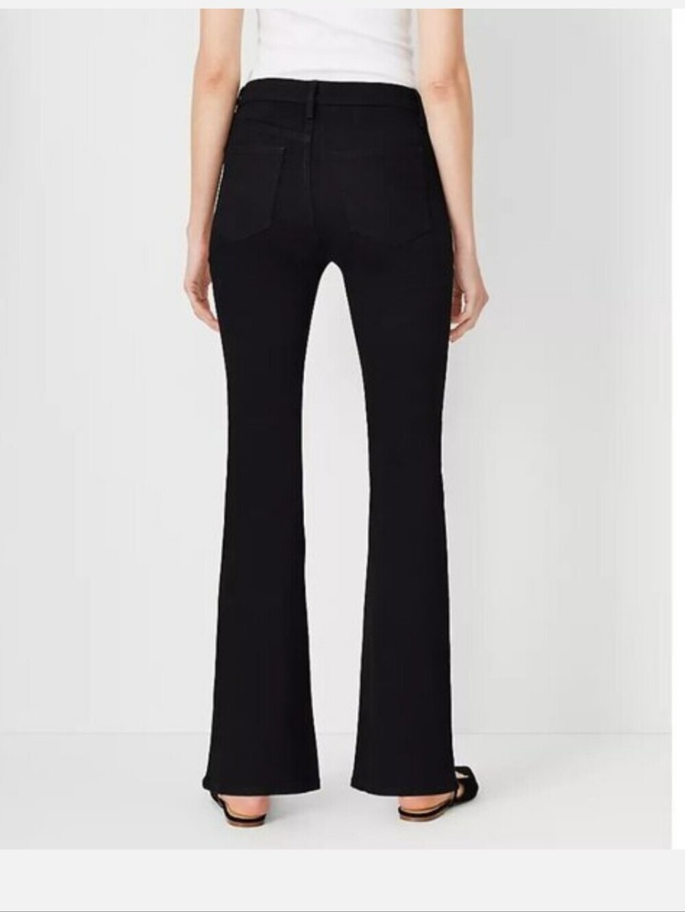 Ann Taylor The Boot Cut High Rise Women's Denim Jeans Black Stretch sz 8. - Picture 16 of 16